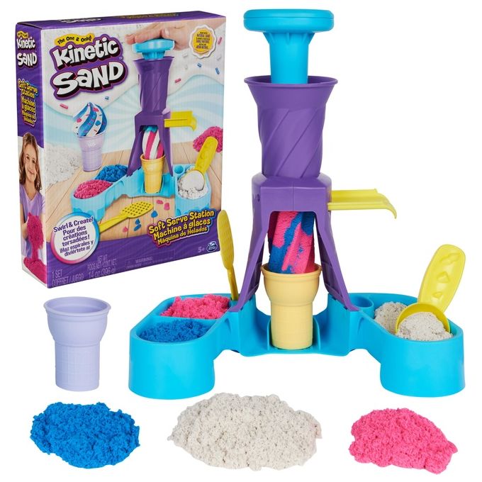 Spin Master Sabbia Creativa Kinetic Sand Gelateria Colorata