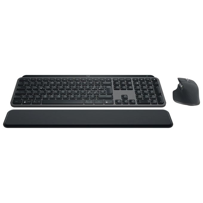 Logitech Mx Keys Combo For Business Gen 2 Tastiera Mouse Incluso Rf Senza Fili  Bluetooth Qwerty Italiano Grafite