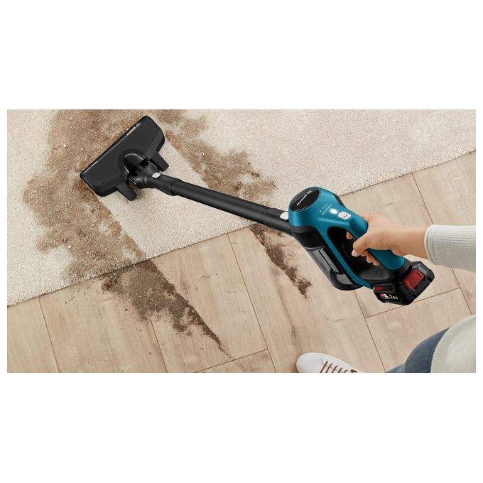 Bosch Serie 6 BBS611LAG Scopa Elettrica Senza Sacchetto 0.3 Litri Blu