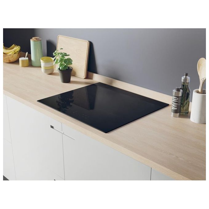 Candy CI64248CTT - Piano cottura a induzione, 59 cm, 4 zone, Power Management, controllo touch, Nero