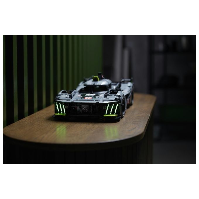 LEGO Technic 42156 PEUGEOT 9X8 24H Le Mans Hybrid Hypercar, Modellino di Auto da Corsa per Adulti Scala 1:10, Set da Collezione