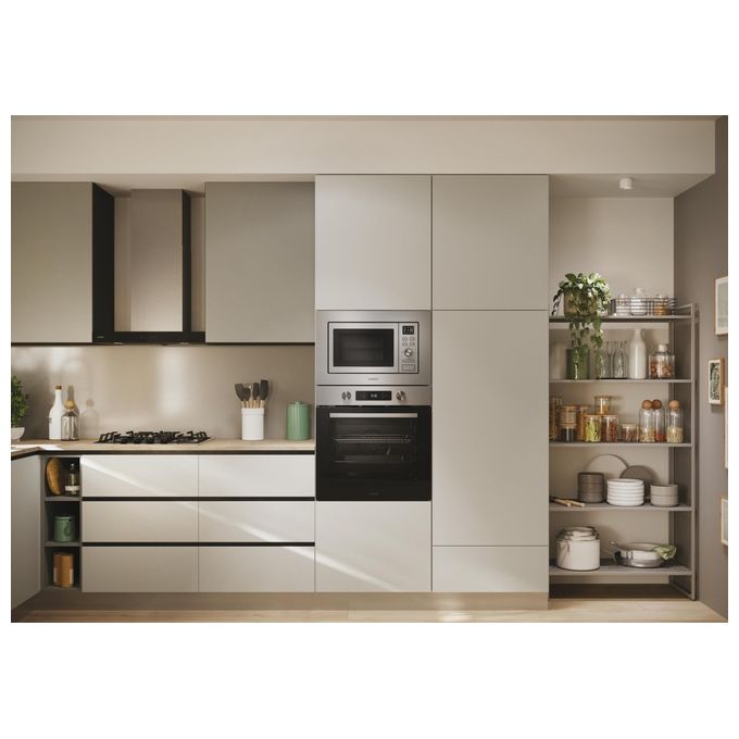 Candy CA20FMW7NG Forno a Microonde da incasso Wave 600 Inox Framed 13 programmi di cottura automatici 20 Litri 1000 W