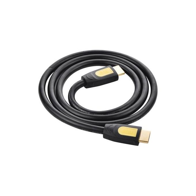 Ugreen Cavo Tondo Hdmi 2.0 2mt Giallo-Nero