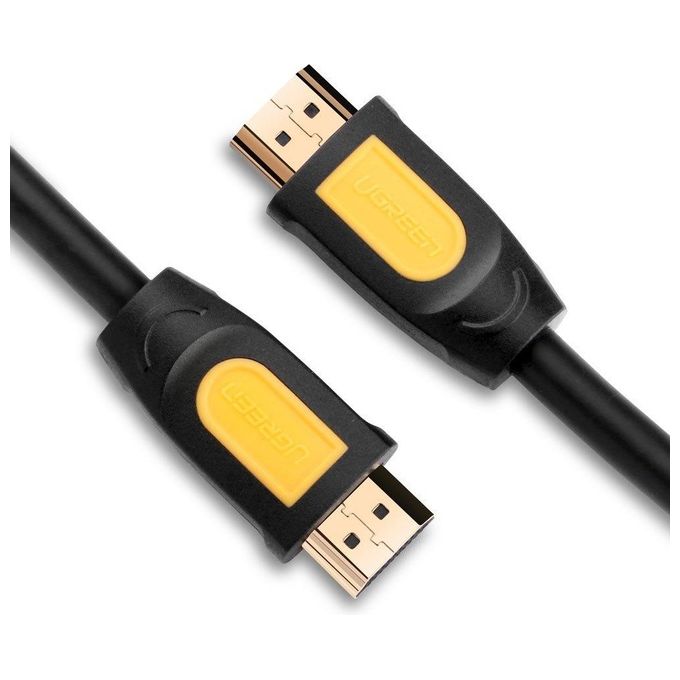 Ugreen Cavo Tondo Hdmi 2.0 1mt Giallo-Nero