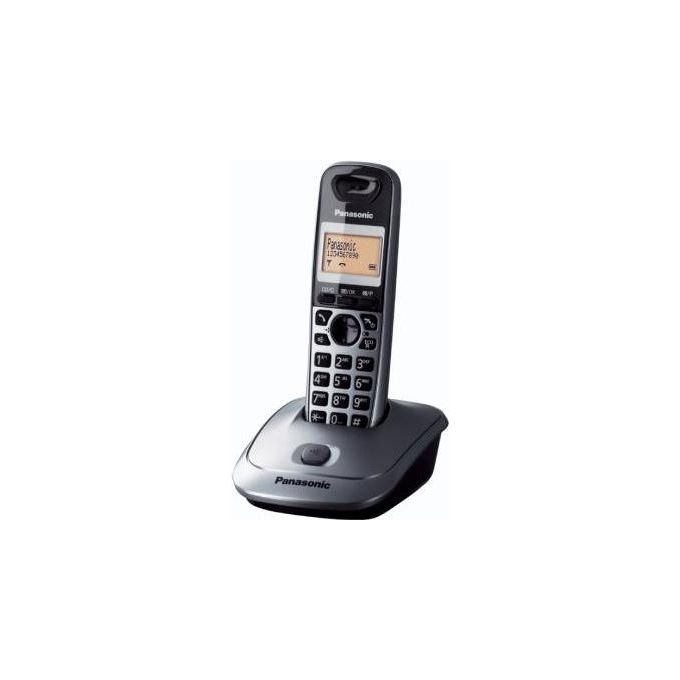 Panasonic KX-TG2511JT Cordless Dect-Gap Display 1,4'' Vivavoce ID Chiamante Rubrica Grigio