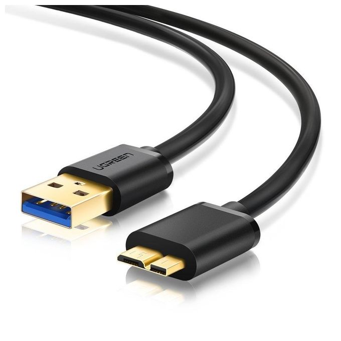 Ugreen Cavo Usb 3.0 A Maschio a Micro Usb 3.0 Maschio 0.5mt Nero