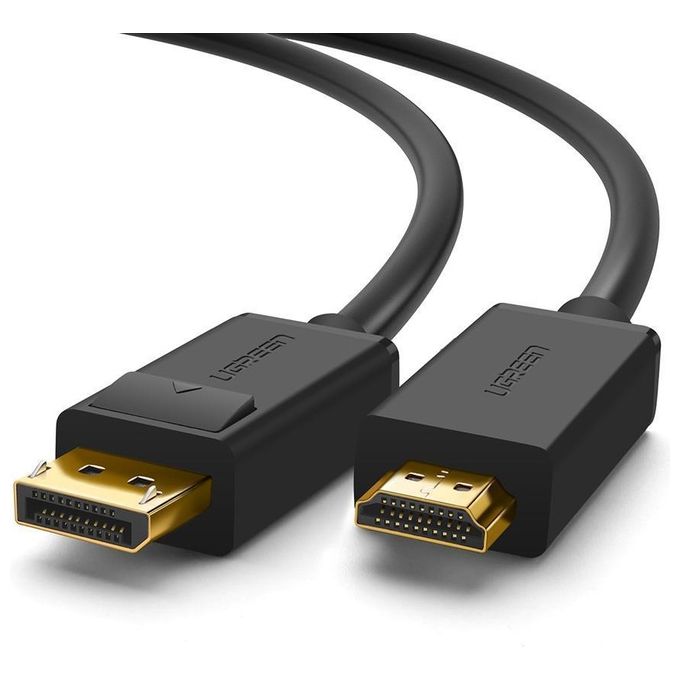 Ugreen Cavo DisplayPort Maschio a Hdmi Femmina 2mt Nero