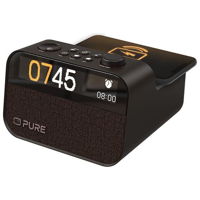Pure Moment Charge Radiosveglia Coffee Black