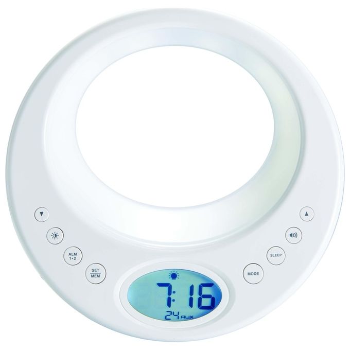 Thomson CL201 Radio Orologio Digitale Bianco