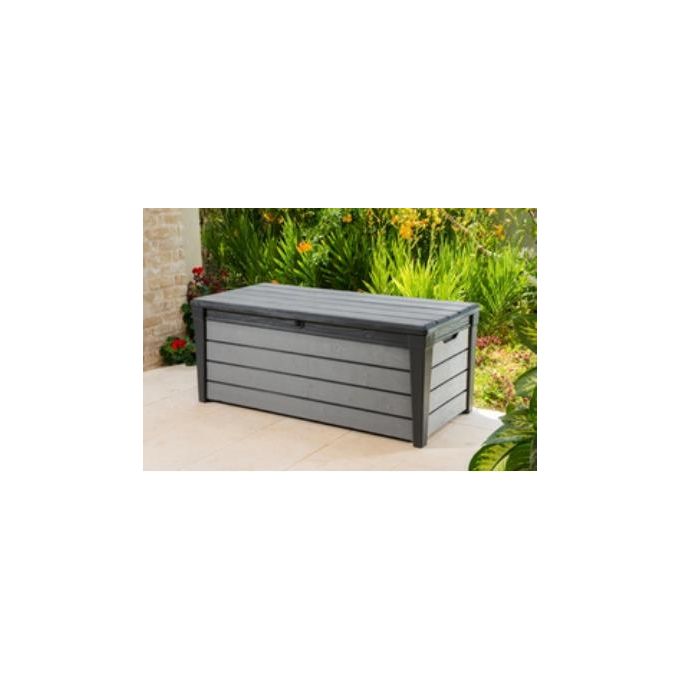Keter Baule Da Giardino Brushwood In Resina 454 Litri Dimensioni 145x69 7x60 3H Grafite