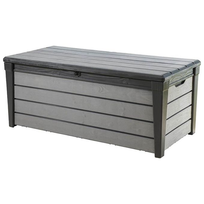 Keter Baule Da Giardino Brushwood In Resina 454 Litri Dimensioni 145x69 7x60 3H Grafite