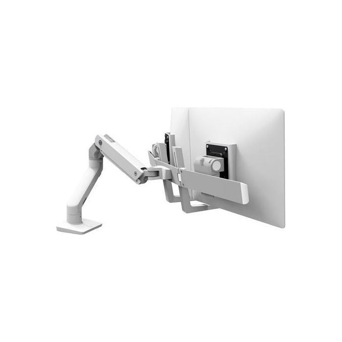 Ergotron HX Desk Dual Monitor Arm Kit Montaggio per 2 Monitor fino a 32'' Bianco