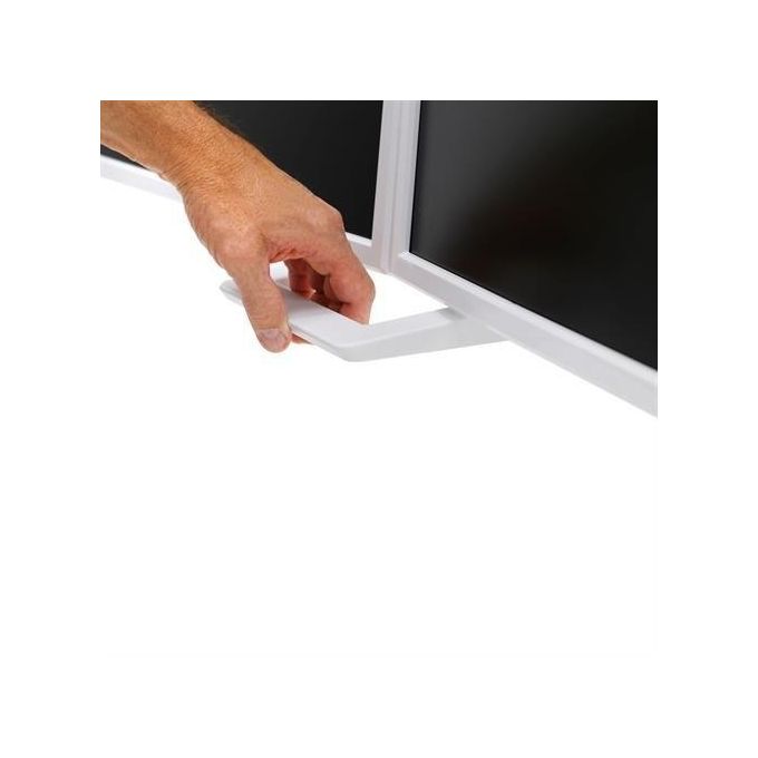 Ergotron HX Desk Dual Monitor Arm Kit Montaggio per 2 Monitor fino a 32'' Bianco