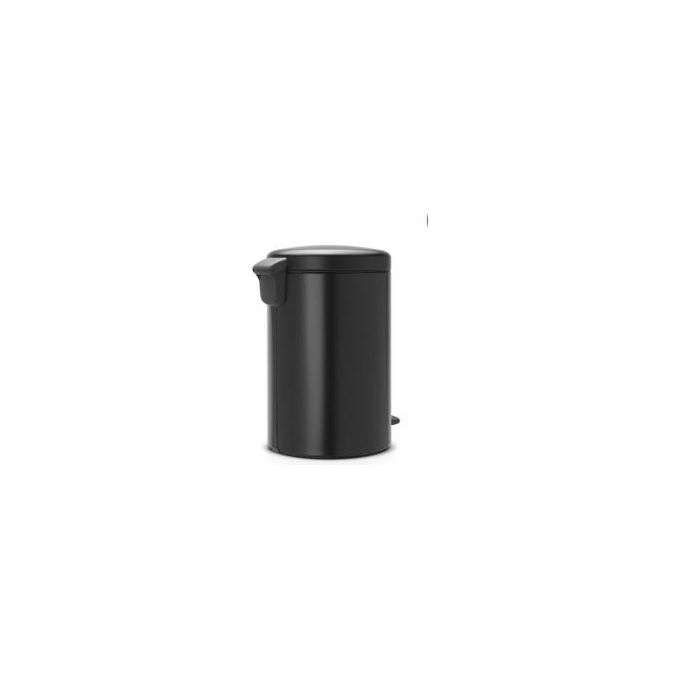Brabantia Pedal Bin Newicon Pattumiera a Pedale 20 Litri Nero Opaco
