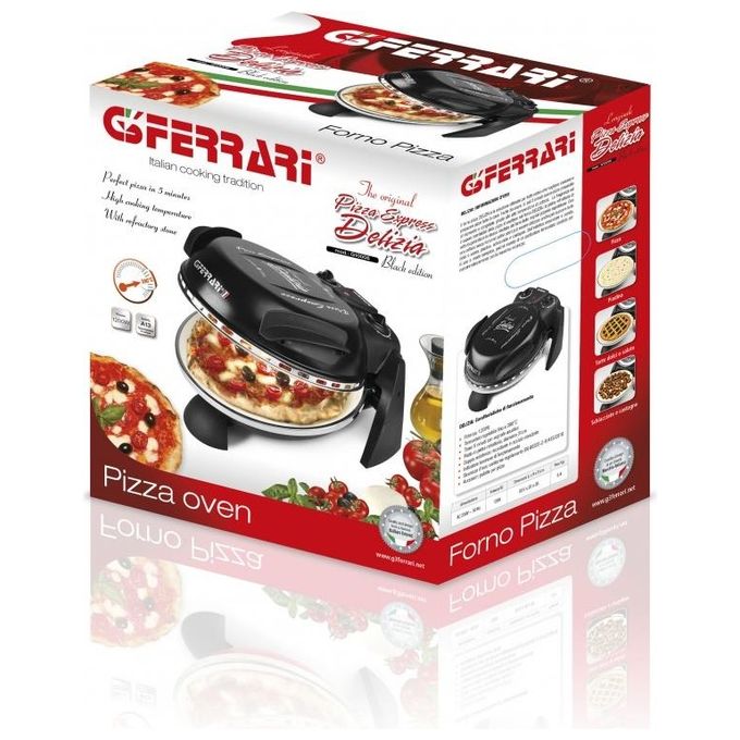 G3 Ferrari FG1000610 Delizia Forno Pizza 1200W Nero