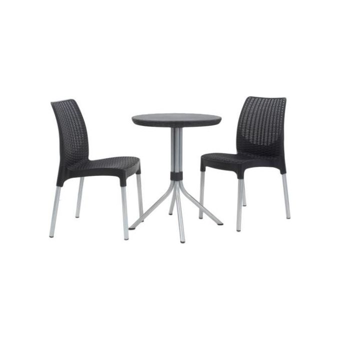 Keter Set Mobili Da Giardino Chelsea Grafite