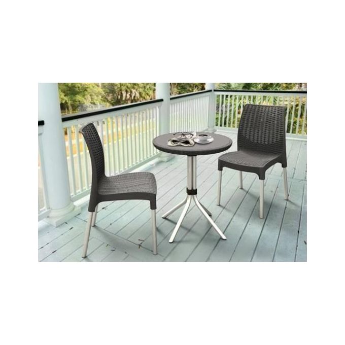 Keter Set Mobili Da Giardino Chelsea Grafite
