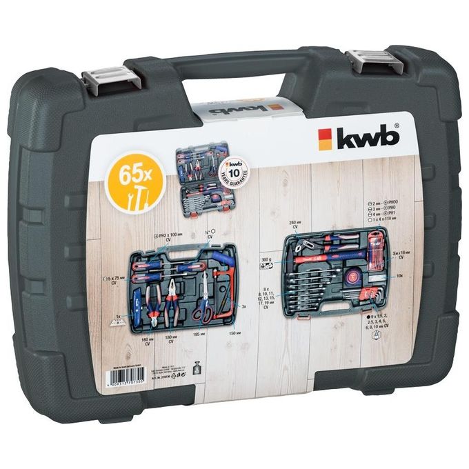 Kwb Valigetta Porta Utensili Set 65 Pz