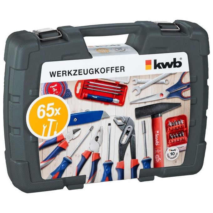 Kwb Valigetta Porta Utensili Set 65 Pz