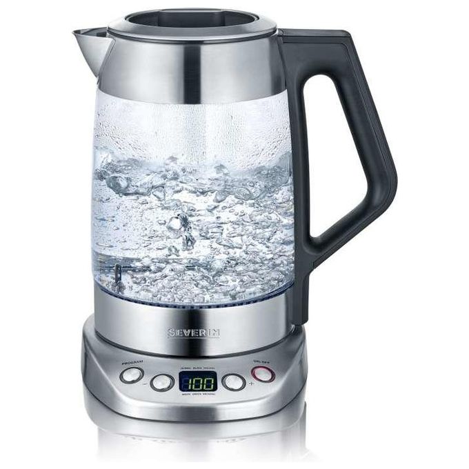 Severin WK 3479 Bollitore Elettrico 1.7 Litri 3000W Nero-Acciaio Inossidabile