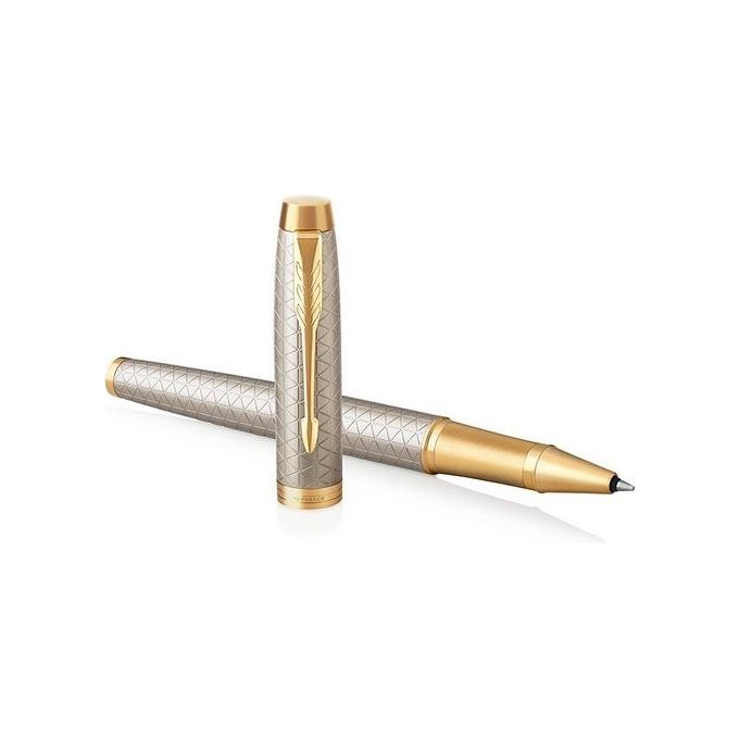 Parker 1931686 IM Premium Penna a Sfera con Punta Fine e Ricarica di Inchiostro Nero