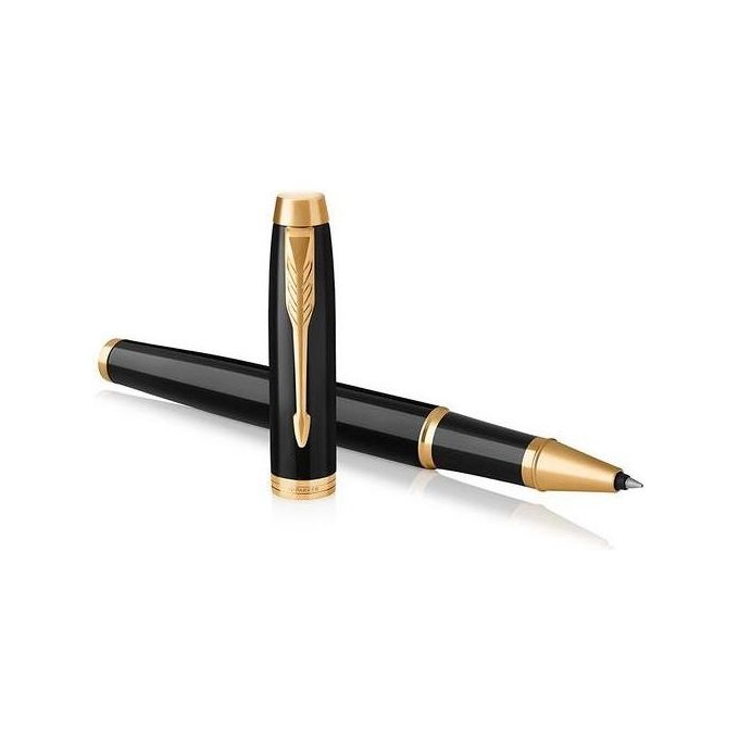Parker 1931659 IM Black Penna Roller con Punta Fine e Ricarica di Inchiostro Nero