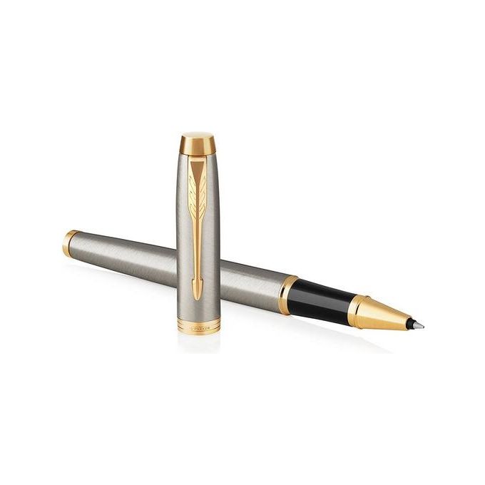 Parker 1931663 IM Black Penna Roller con Punta Fine e Ricarica di Inchiostro Nero