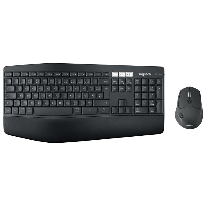 Logitech MK850 Tastiera Rf Senza Fili e Bluetooth Qwertz Svizzere Nero