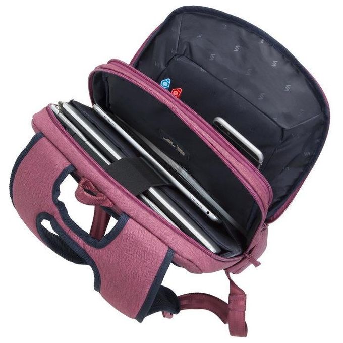 Rivacase 7760 Zaino per Notebook 15.6'' ECO Rosso
