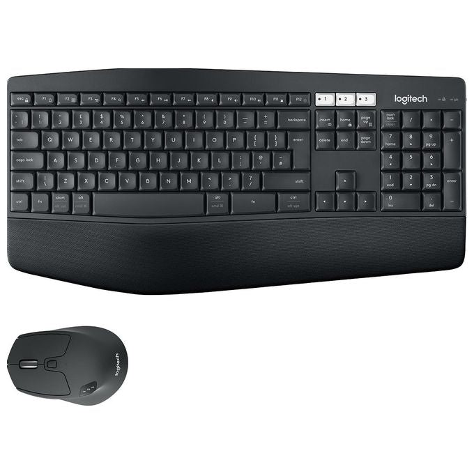 Logitech MK850 Performance Set Mouse e Tastiera Bluetooth 2.4 GHz QWERTZ Tedesca