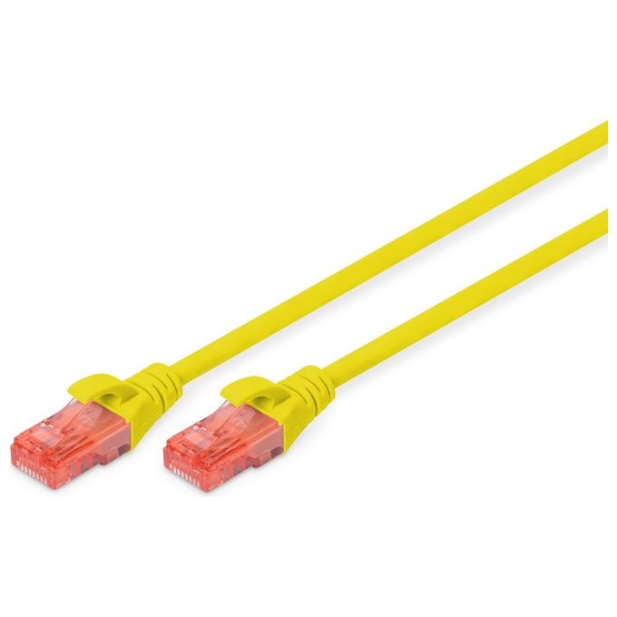 Digitus cavo rete utp cat. 6 non schermato lszh mt. 2 giallo