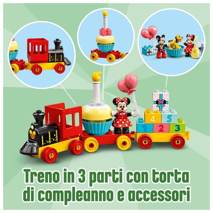 LEGO Duplo Disney Il Treno del Compleanno di Topolino e Minnie