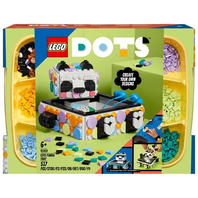 LEGO Dots Il Simpatico Panda Portaoggetti