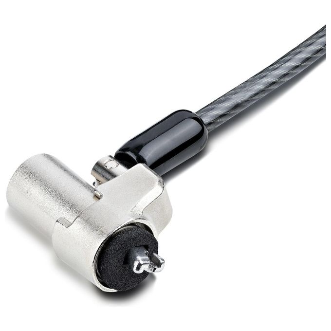 StarTech.com NBLWK-LAPTOP-LOCK Cavo di Sicurezza Nero-Argento 2mt