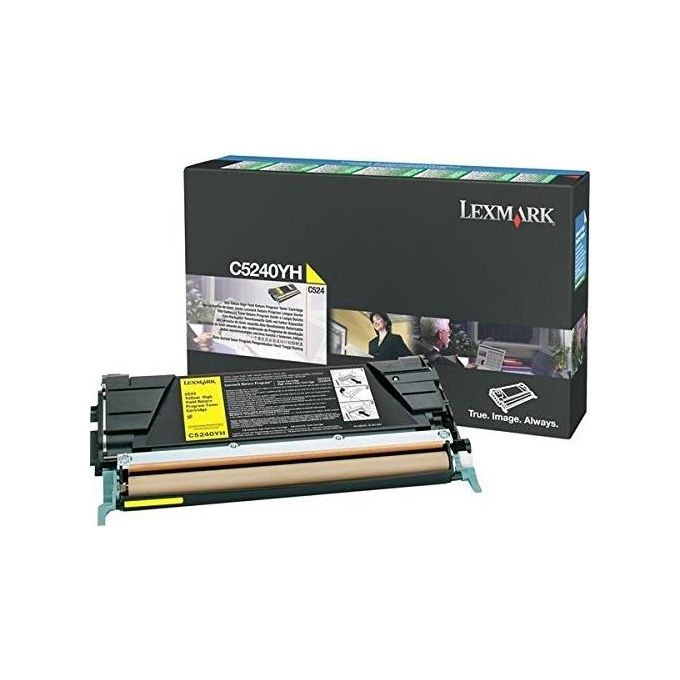Lexmark Toner return giallo c524 alta resa 5k