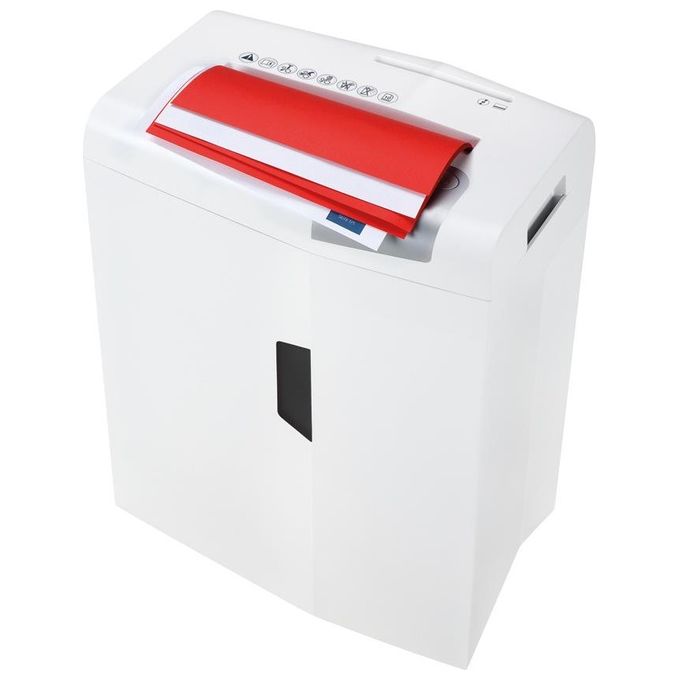 HSM X10 Distruggi Documenti Particle-Cut Shredding 22cm 58dB Argento-Bianco