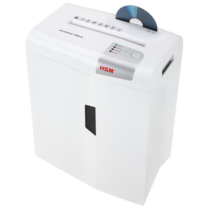 HSM X6pro Distruggi Documenti Taglio a Particelle 22cm 58 dB Argento-Bianco