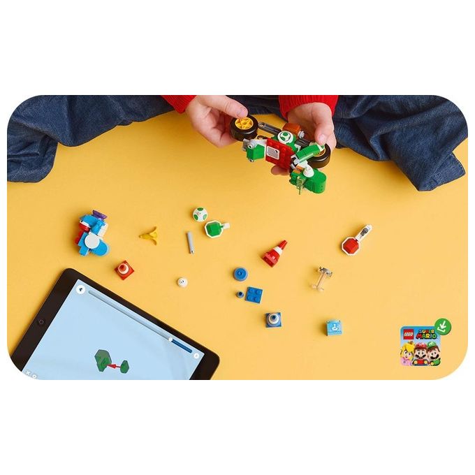 LEGO Set Moto Yoshi 72031 Mario Kart Super Mario in Edizione Esclusiva per Appassionati di Costruzioni Creative