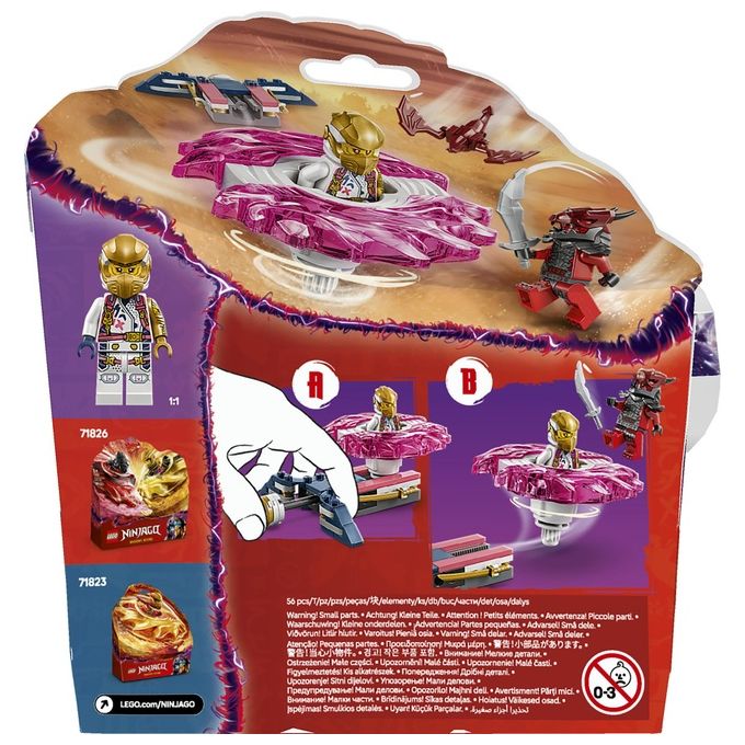 LEGO Spinner del Drago Spinjitzu di Sora 71824 Ninjago Giocattolo Avventura Creativa