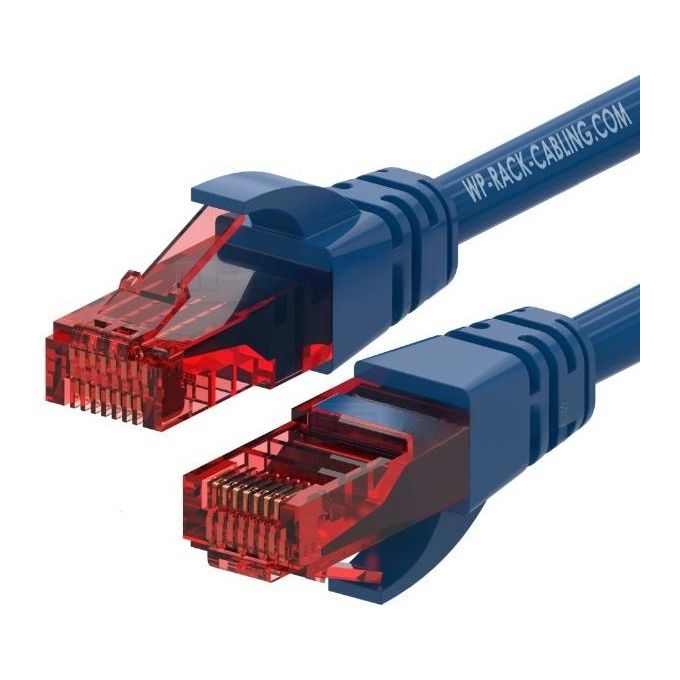 Wp Europe Patch U-Utp Cat.6 Pvc Blu 0.2mt