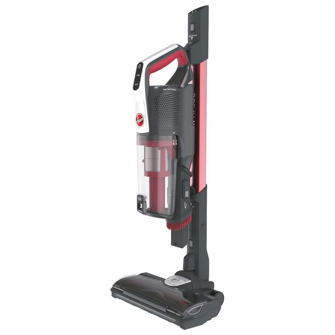 Hoover HF522STH 011 Scopa Elettrica Senza sacchetto 0.45 Litri 290W Grigio-Rosso