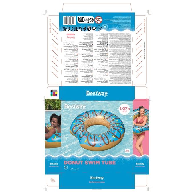 Bestway Salvagente Fashion Donuts Morso Assortito