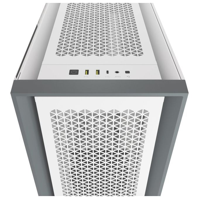 Corsair 5000D AirFlow Middle Tower Vetro Temperato No Power minITX-mATX-ATX Bianco