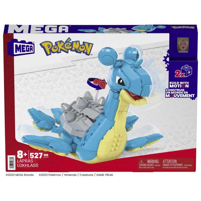 Mega Bloks Costruzioni Pokemon Lapras con Movimento