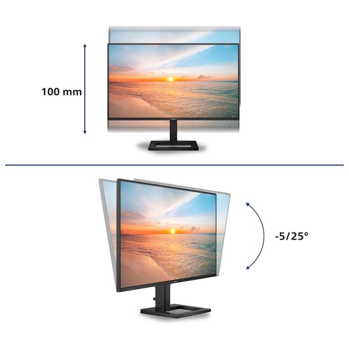 Philips Serie 1000 27E1N1600AE-00 Monitor Pc 27'' 2560x1440 Pixel Quad HD LCD Nero