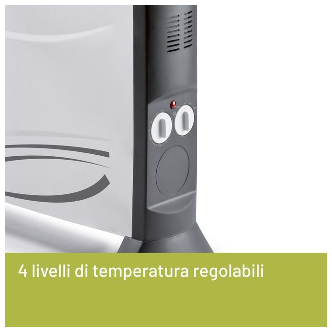 Imetec Eco Rapid TH1-100 Termoventilatore 2000W con Tecnologia a Basso Consumo Energetico