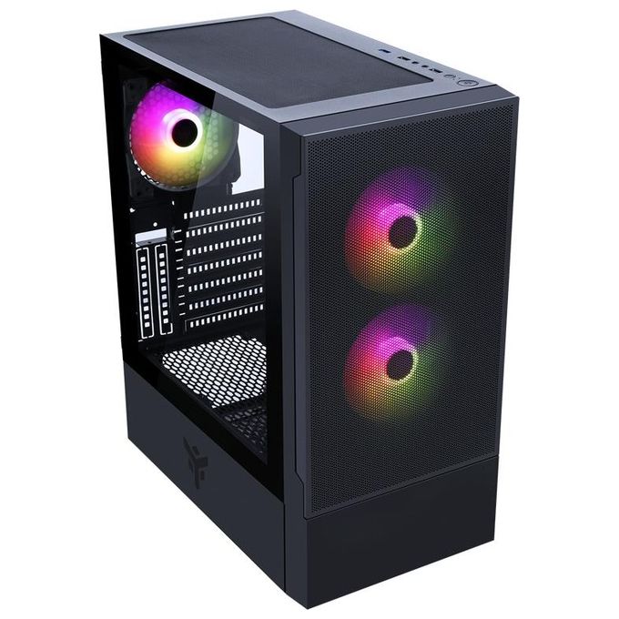 Itek SIISBE 3.0 Gaming Midi Tower Nero 3x12cm ARGB fan USB3