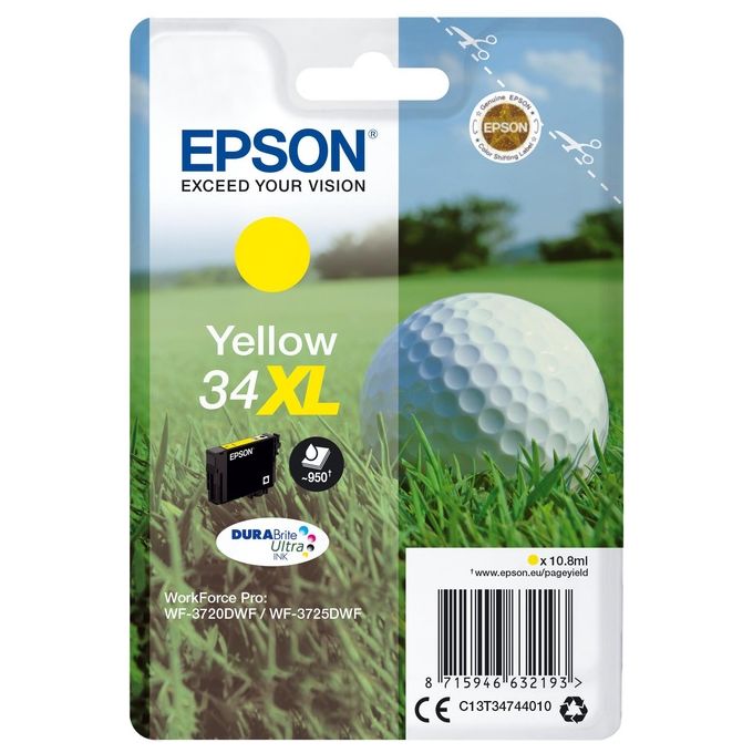 Epson cartuccia Pallina golf 34xl Giallo