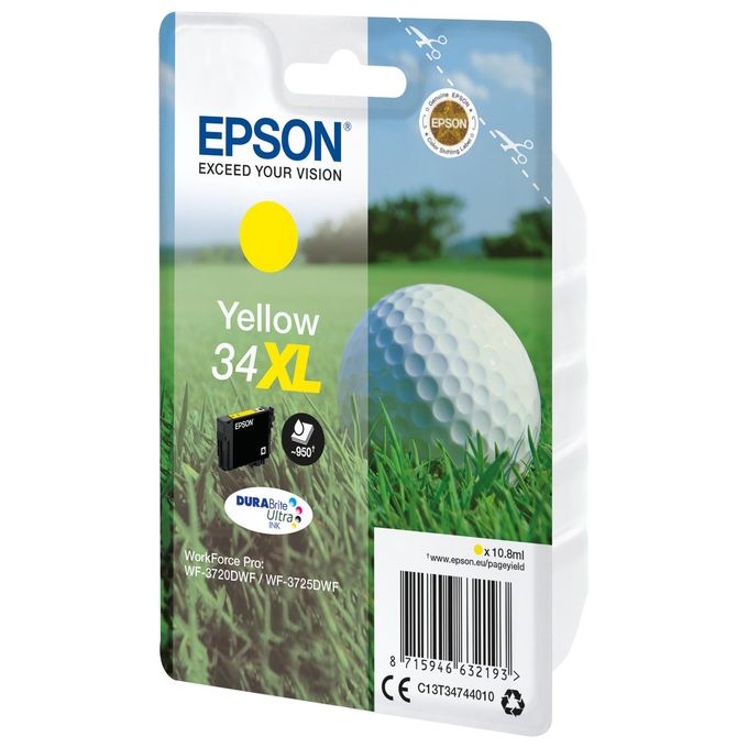 Epson cartuccia Pallina golf 34xl Giallo