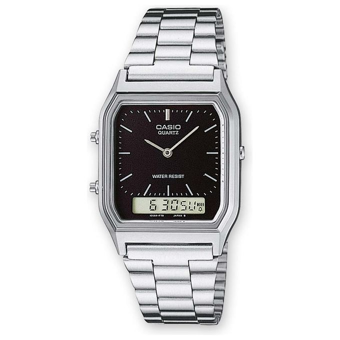 Casio Orologio da Polso Analogico Acciaio Inox